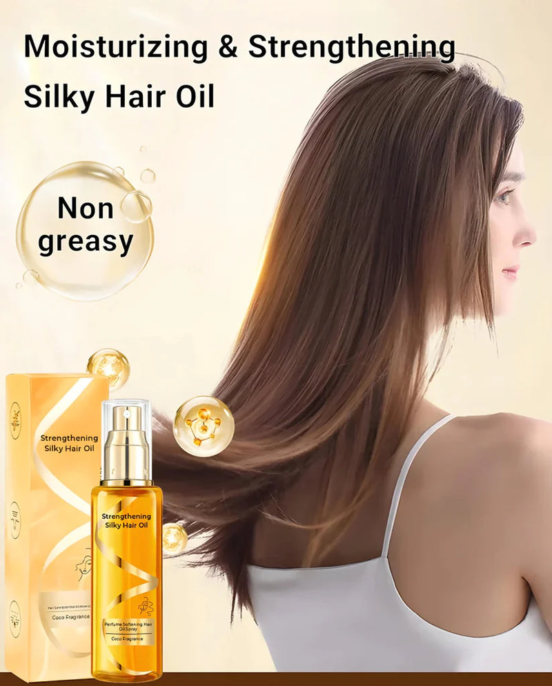 Moisturizing And Strengthening Hair Oil Perfume Spray ( BUY 1 GET 1 FREE ❤️ )