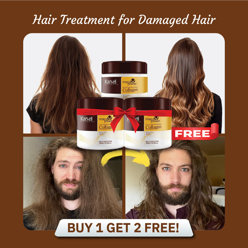 Karseell Collagen Hair Treatment Hair Mask (For All Hair Types) - Buy 1 Get 2 Free 🔥