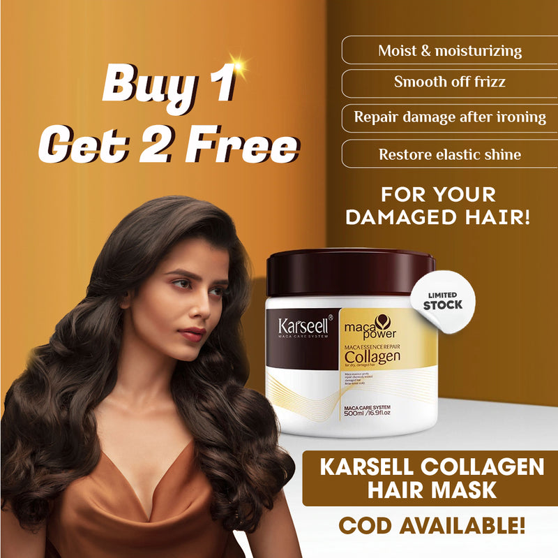 Karseell Collagen Hair Treatment Hair Mask (For All Hair Types) - Buy 1 Get 2 Free 🔥