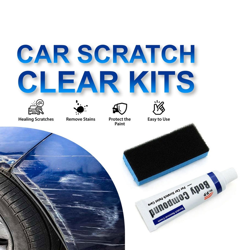 Car Scratch Remover Cream with Free Sponge | Anti-Scratch Solution for Vehicles