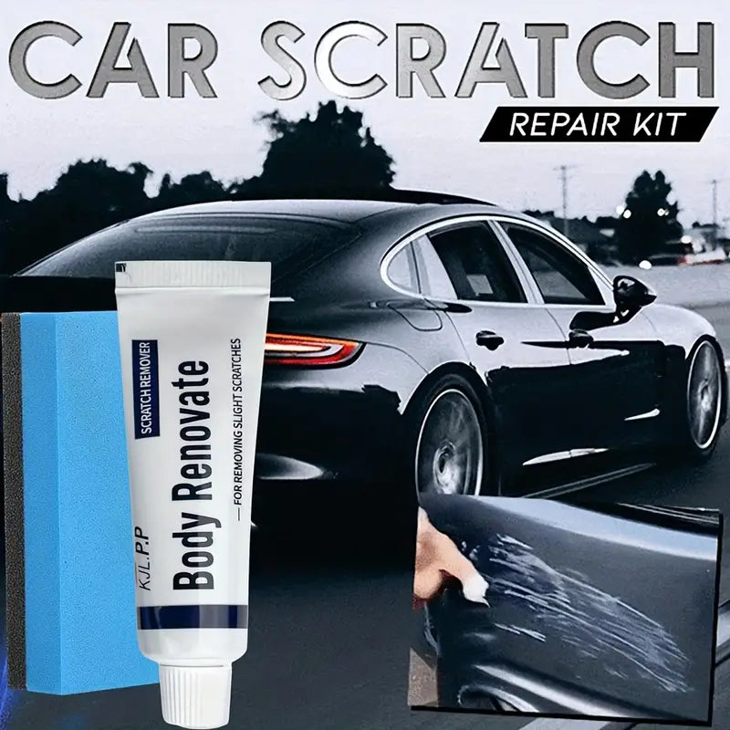 Car Scratch Remover Cream with Free Sponge | Anti-Scratch Solution for Vehicles