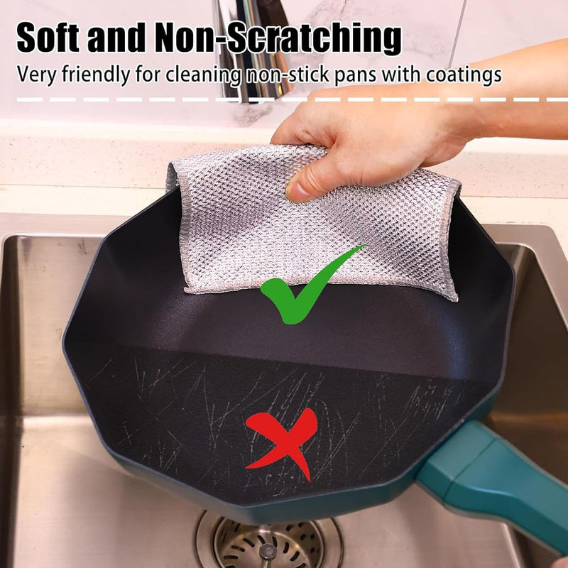 Multifunctional Non-Scratch Wire Dish Cloth | 🔥 Buy 5 Get 5 Free - Only For Today 🔥