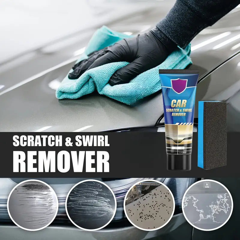 Instant Car Scratch Repair Cream - Ultimate Paint Restoration & Shine Enhancer