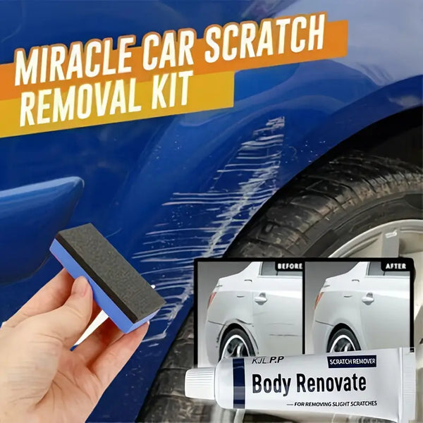 Car Scratch Remover Cream with Free Sponge | Anti-Scratch Solution for Vehicles